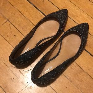 Coach Studded Ballet Flats